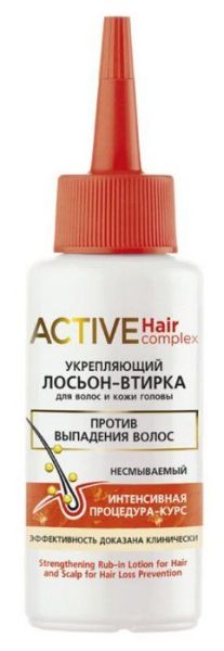 Изображение товара Белита Active Hhaircomplex лосьон-втирка укрепляющий для волос и кожи головы против выпадения волос 80мл Белита Active Hhaircomplex лосьон-втирка укрепляющий для волос и кожи головы против выпадения волос 80мл фотография