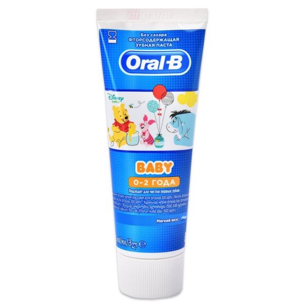 Oral-B зубная паста Baby для детей Мягкий вкус 75мл фотография