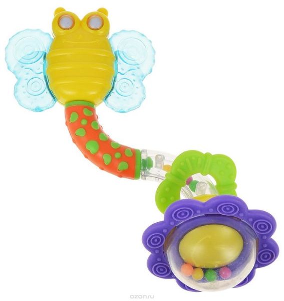 Мир Детства игрушка–погремушка Бабочка фотография