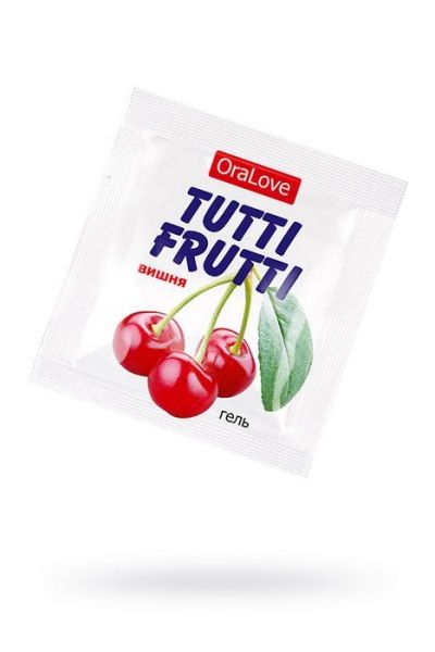 Гель-смазка Tutti-Frutti Вишня 4г фотография