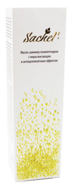 Изображение товара Масло-шиммер корректирующее для тела Сашель полипептидный Сашера-Мед 100мл Масло-шиммер корректирующее для тела Сашель полипептидный Сашера-Мед 100мл фотография